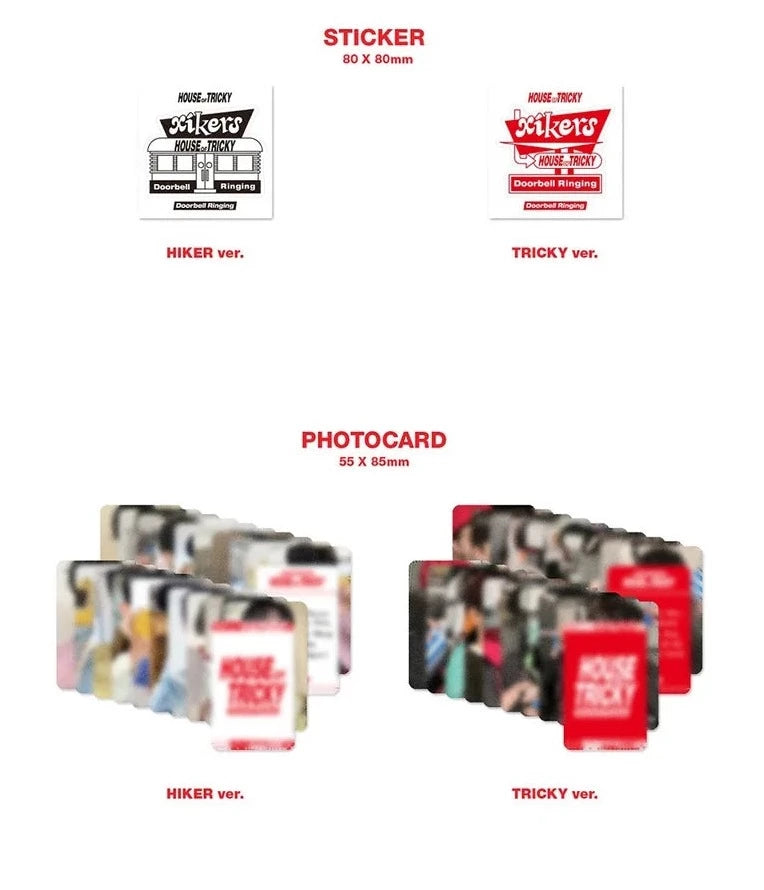 XIKERS - HOUSE OF TRICKY DOORBELL RINGING 1ST MINI ALBUM - Swiss K-POPup