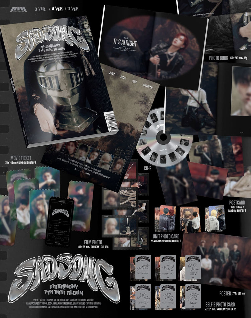 P1Harmony 7th Mini Album [SAD SONG] - Swiss K-POPup