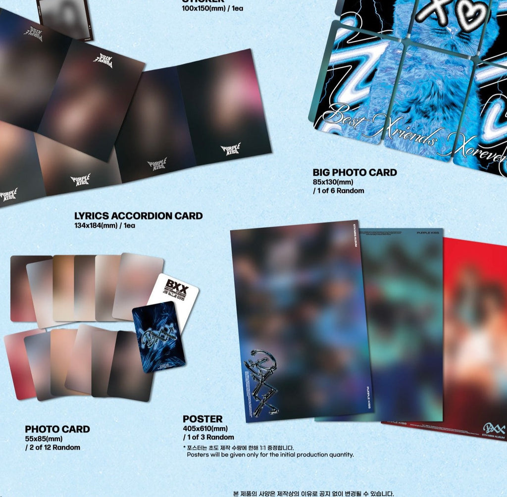 [Pre-Order] PURPLE KISS - [BXX] (6TH MINI ALBUM) - Swiss K-POPup
