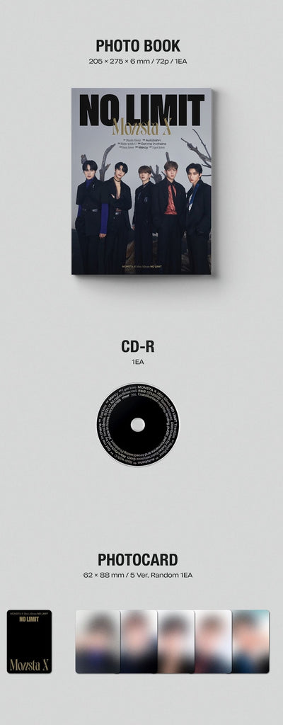 MONSTA X 10th Mini Album [NO LIMIT] (Limited Ver.) - Swiss K-POPup