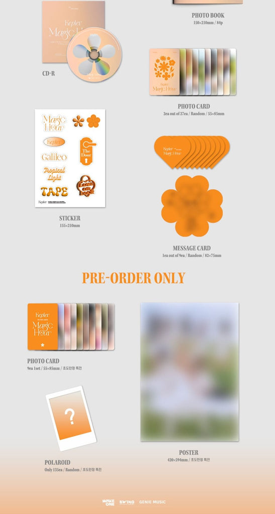 [PRE-ORDER]  Kep1er 5th Mini Album [Magic Hour] - Swiss K-POPup