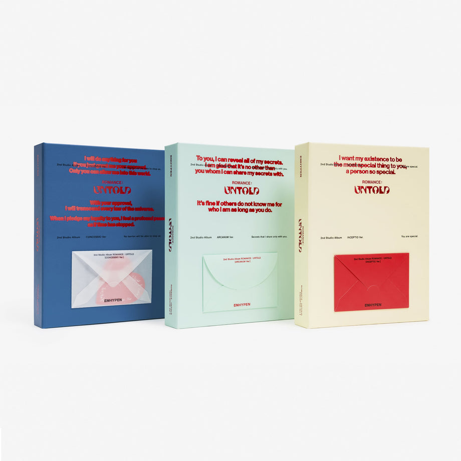ENHYPEN 2nd Album [ROMANCE : UNTOLD] + EXTRA PHOTO CARD – Swiss K