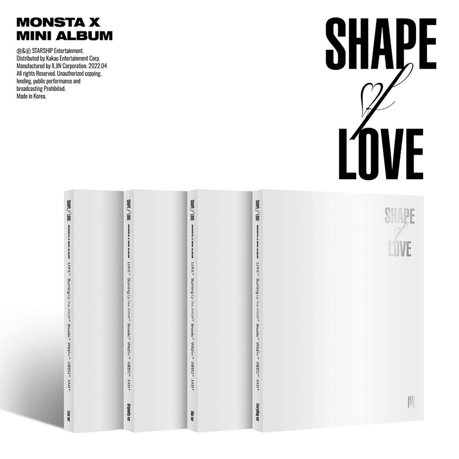 MONSTA X - SHAPE OF LOVE (11TH MINI ALBUM) – Swiss K-POPup