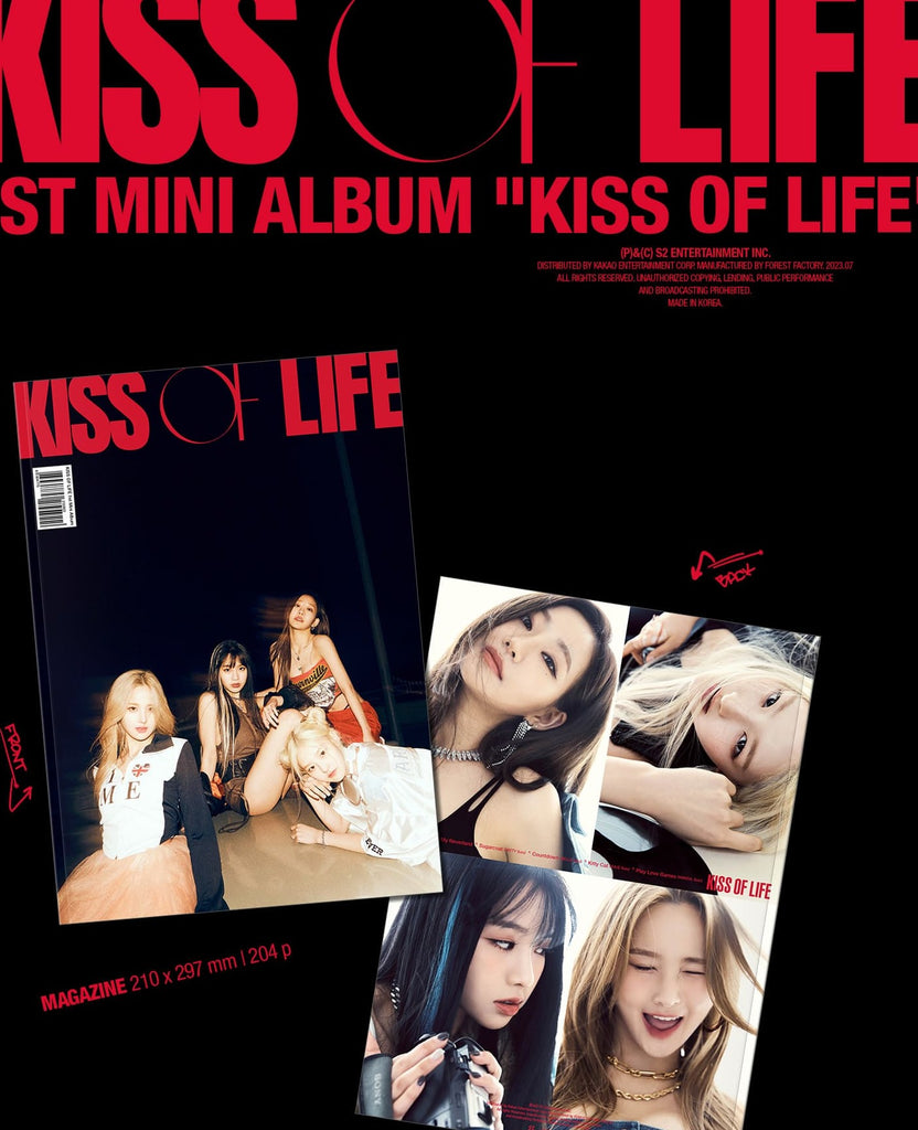 KISS OF LIFE 1st Mini Album [KISS OF LIFE] - Swiss K-POPup