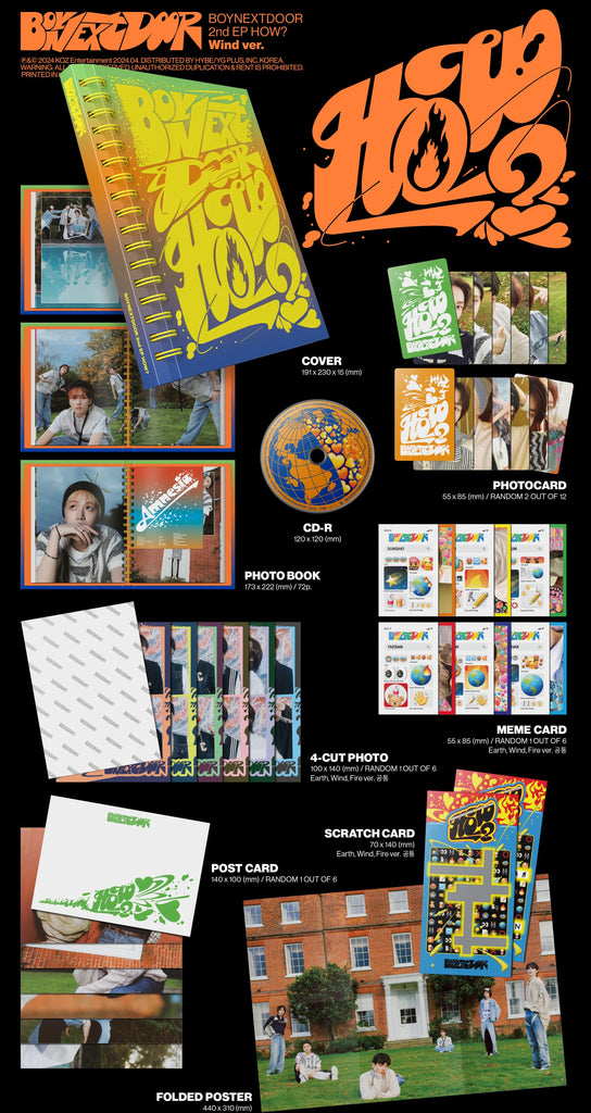 BOYNEXTDOOR 2nd EP [HOW?] - Swiss K-POPup