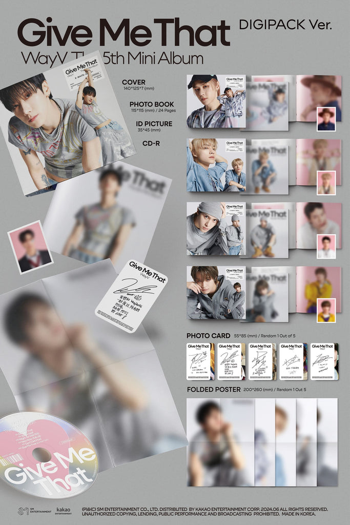 [Pre-Order] WAYV - [GIVE ME THAT] (5TH MINI ALBUM) - Swiss K-POPup