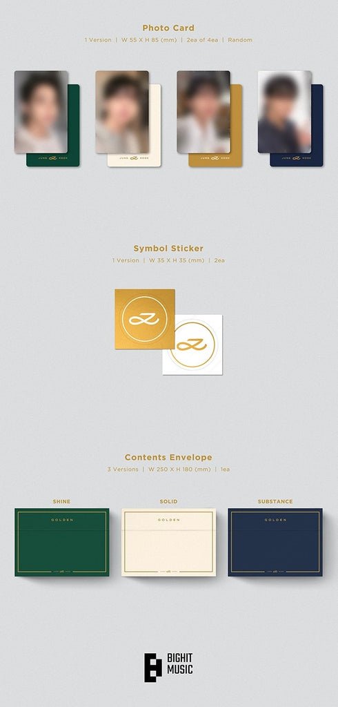 [Pre-Order] JUNGKOOK (BTS) - GOLDEN - Swiss K-POPup