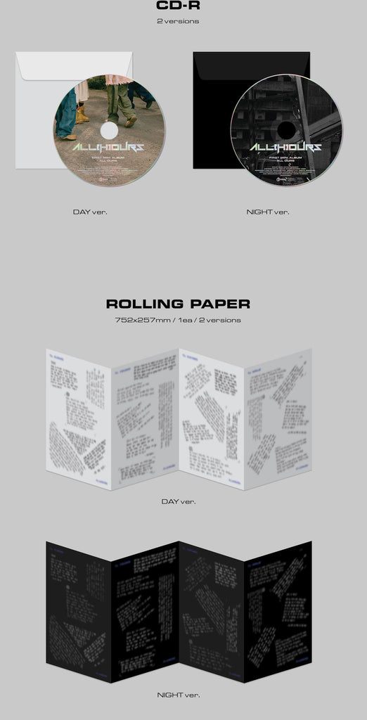 ALL(H)OURS 1st Mini Album [ALL OURS] - Swiss K-POPup