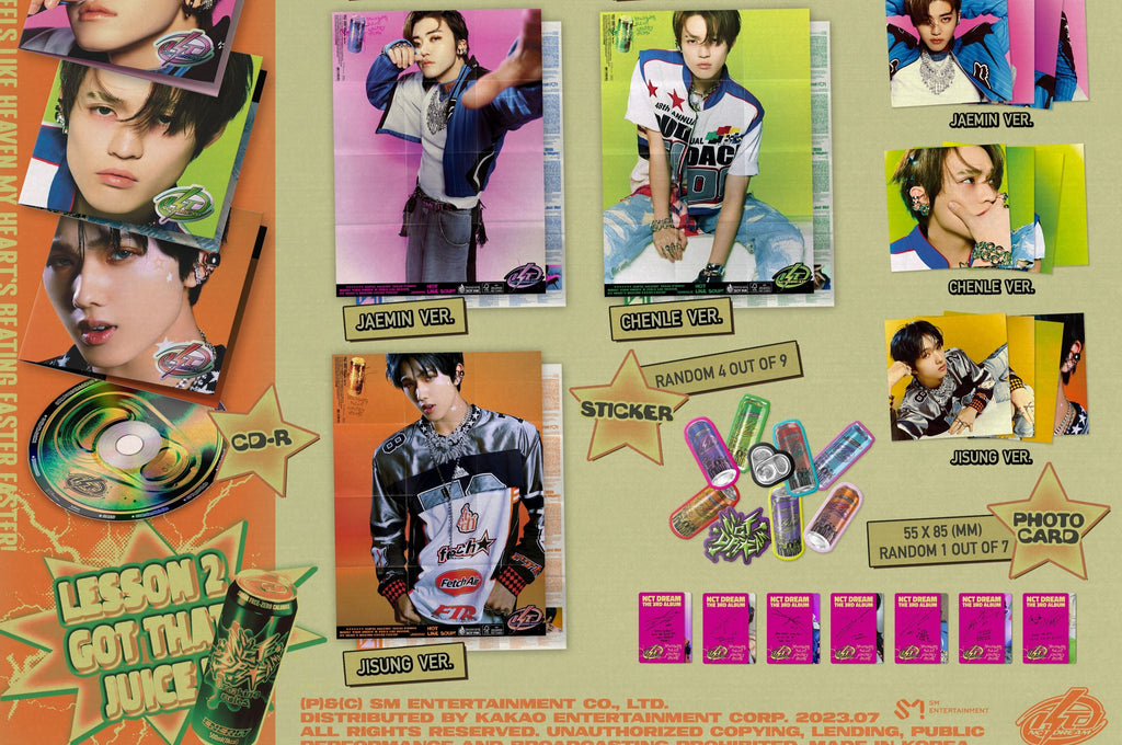 [Pre-Order] NCT DREAM - VOL.3 [ISTJ] (POSTER VER.) RANDOM VER. - Swiss K-POPup