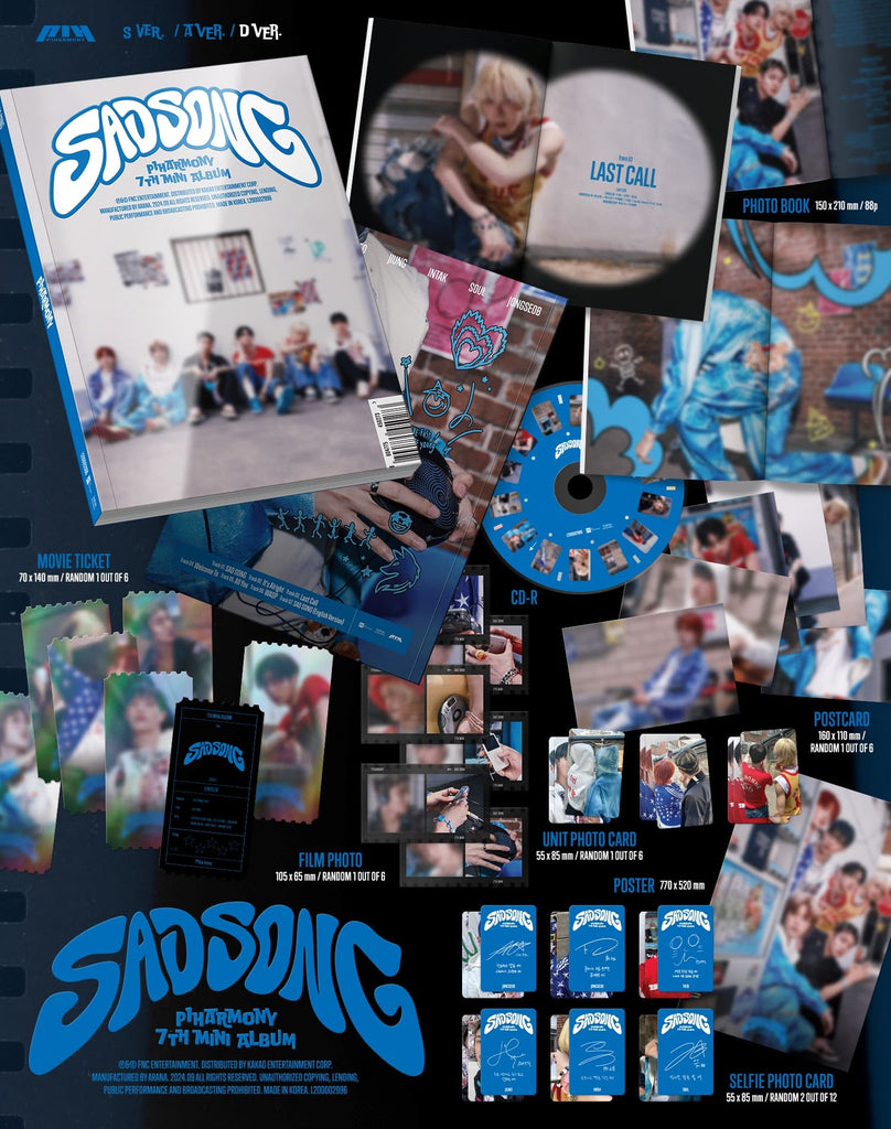 P1Harmony 7th Mini Album [SAD SONG] - Swiss K-POPup