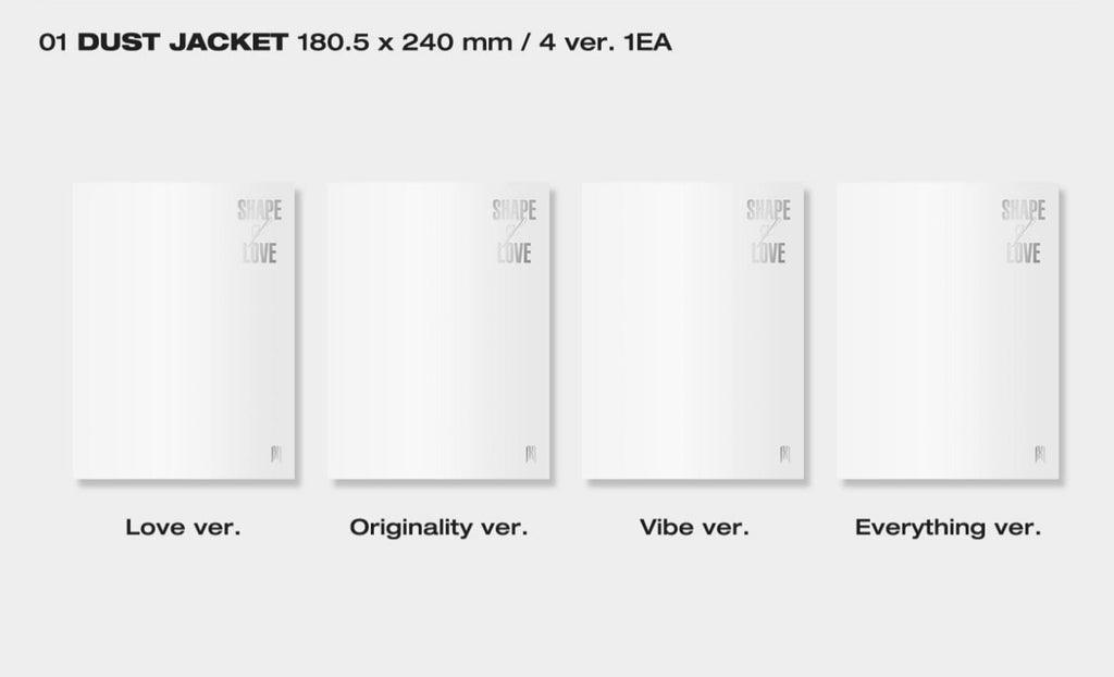 MONSTA X - SHAPE OF LOVE (11TH MINI ALBUM) - Swiss K-POPup