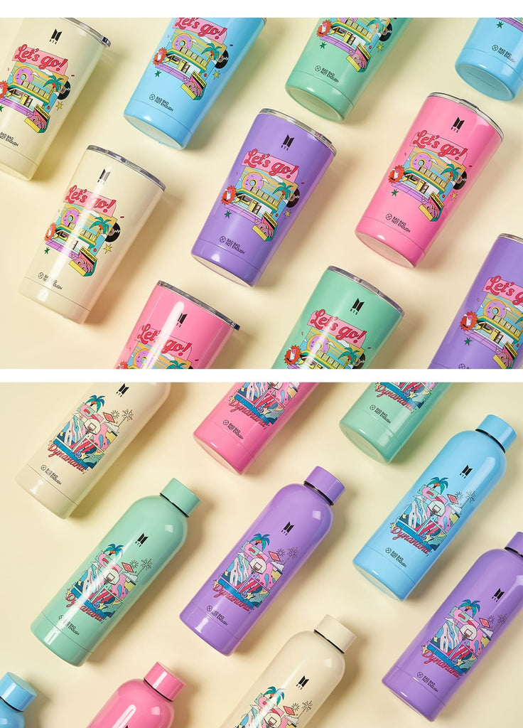 BTS OFFICIAL [BBNE BTS DYNAMITE] - WATER BOTTLE & TUMBLER - Swiss K-POPup