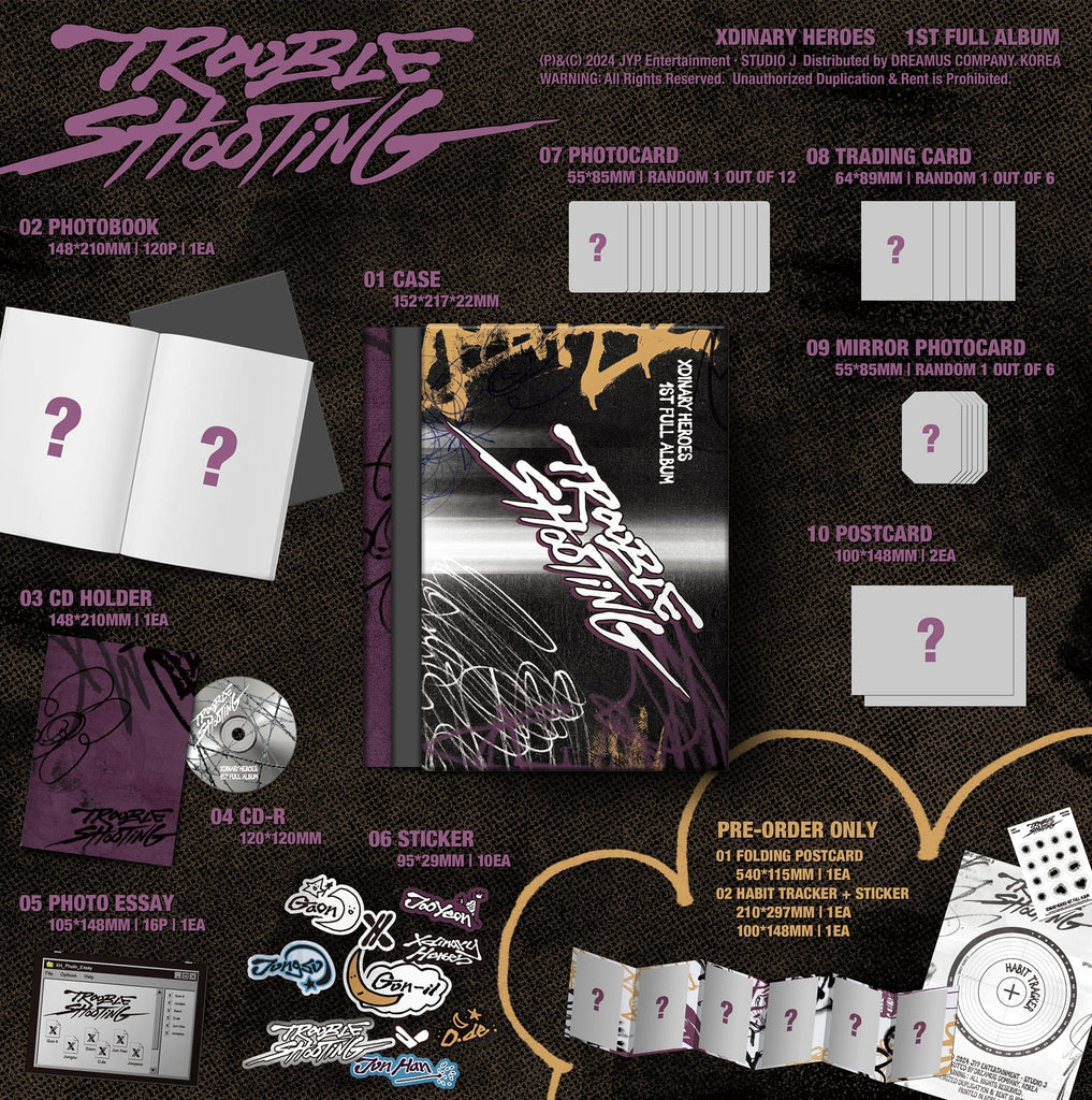 Xdinary Heroes 1st Full Album [Troubleshooting] - Swiss K-POPup