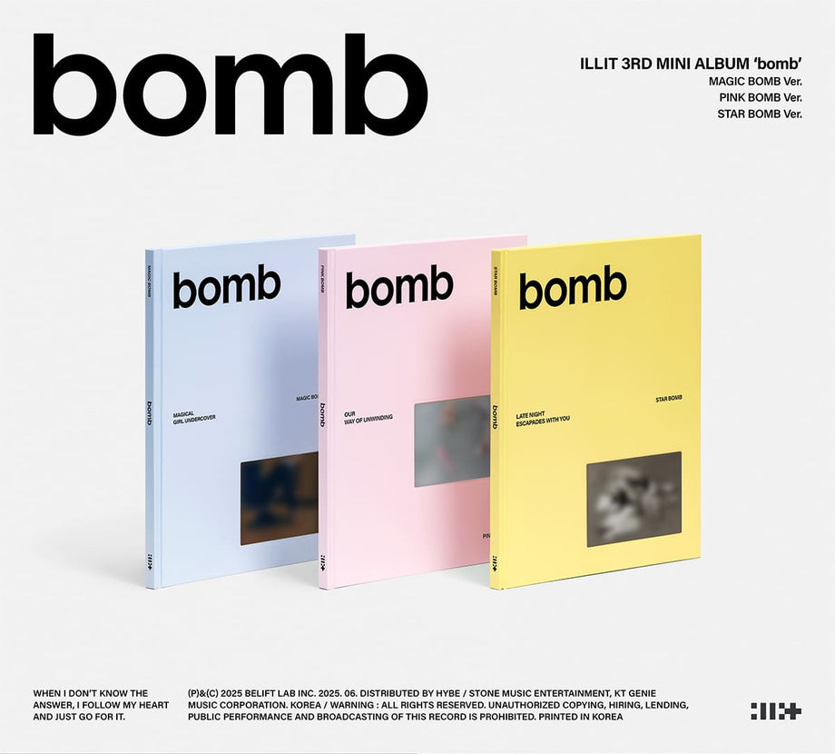 ★非売品◆サインCD◆ILLIT◆bomb MAGIC BOMB Ver.◆ Amazon.com: ILLIT bomb 3rd Mini Album (Photobook - MAGIC