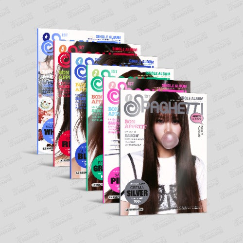 LE SSERAFIM 1st Single Album [SPAGHETTI] (COMPACT Ver.) - Swiss K-POPup