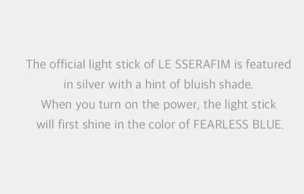LE SSERAFIM OFFICIAL LIGHT STICK - Swiss K-POPup