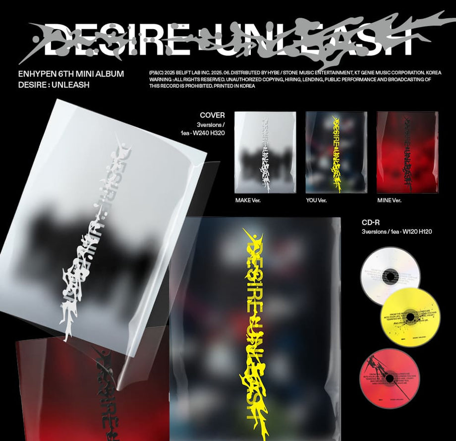 ENHYPEN 6th Mini Album [DESIRE : UNLEASH] – Swiss K-POPup