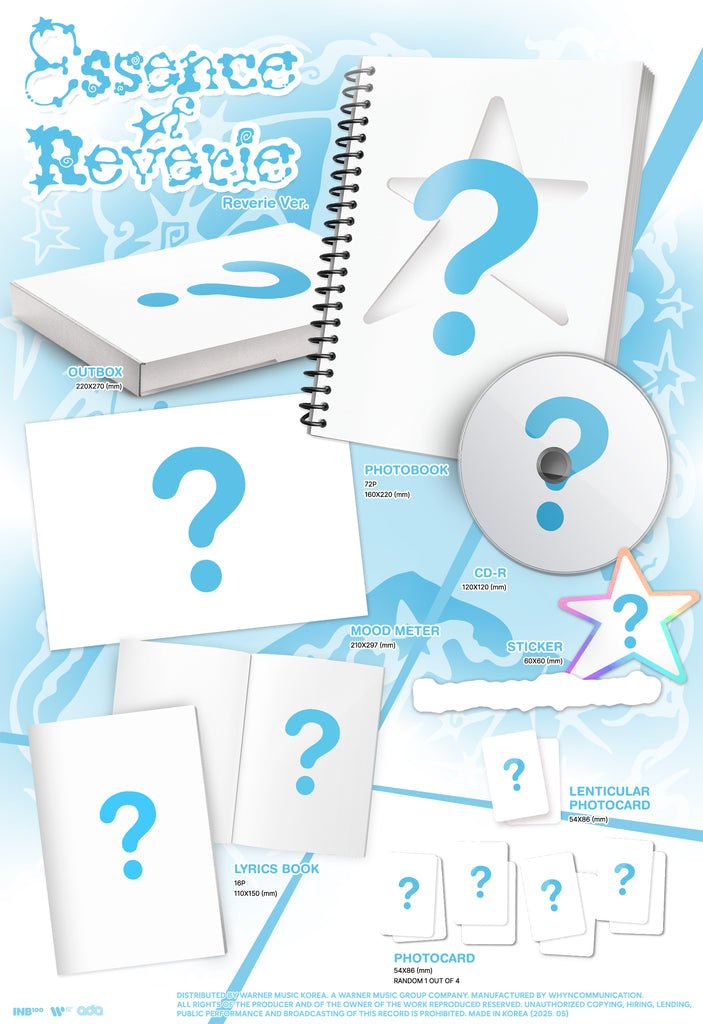 [Pre-Order] BAEKHYUN 5th Mini Album [Essence of Reverie] - Swiss K-POPup