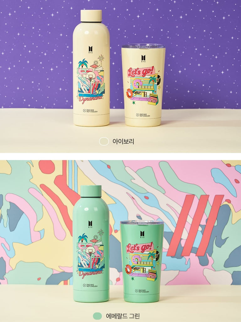 BTS OFFICIAL [BBNE BTS DYNAMITE] - WATER BOTTLE & TUMBLER - Swiss K-POPup