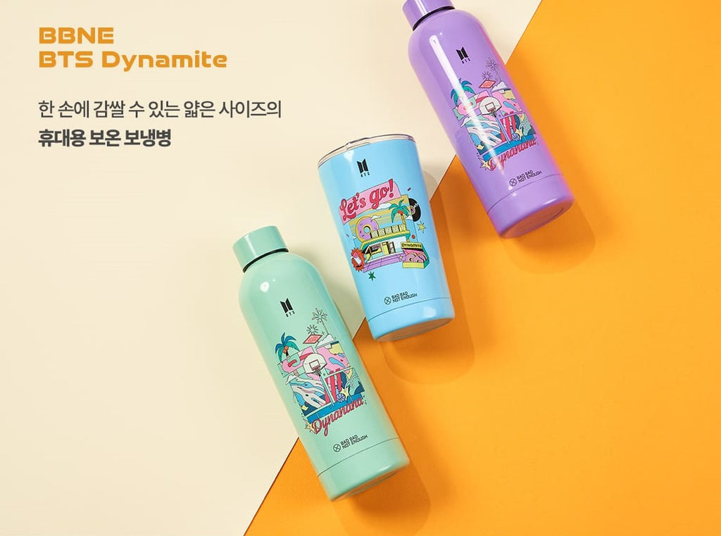 BTS OFFICIAL [BBNE BTS DYNAMITE] - WATER BOTTLE & TUMBLER - Swiss K-POPup