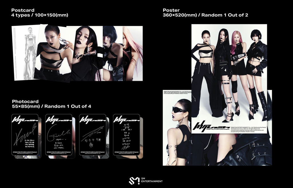 aespa - [WHIPLASH] (5TH MINI ALBUM) (BEAT VER.) (RANDOM Ver.) - Swiss K-POPup