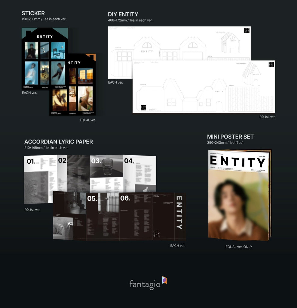 [PRE-ORDER] CHA EUN WOO - [ENTITY] (1ST MINI ALBUM) - Swiss K-POPup