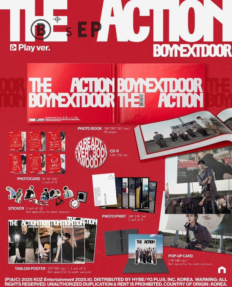 BOYNEXTDOOR 5th Mini Album [The Action] - Swiss K-POPup