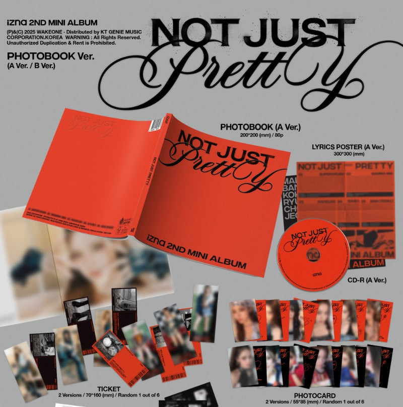 izna 2nd Mini Album [Not Just Pretty] (PHOTOBOOK Ver.) - Swiss K-POPup