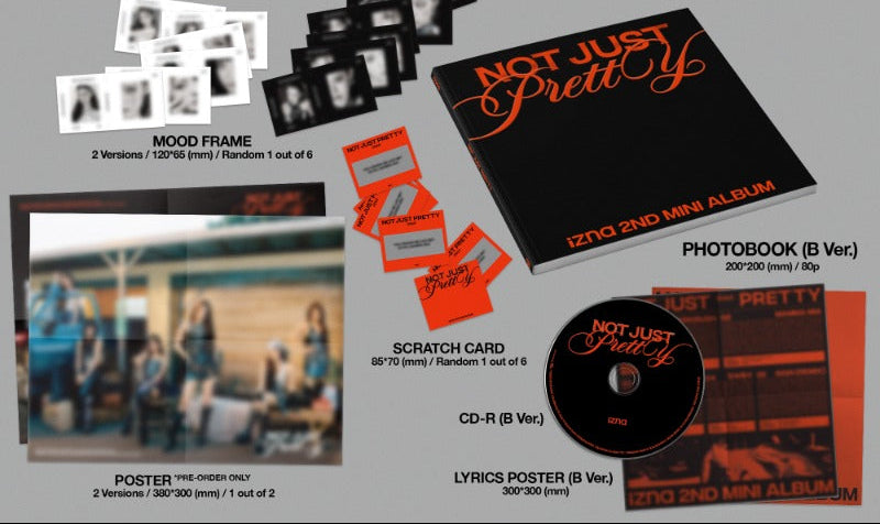 izna 2nd Mini Album [Not Just Pretty] (PHOTOBOOK Ver.) - Swiss K-POPup