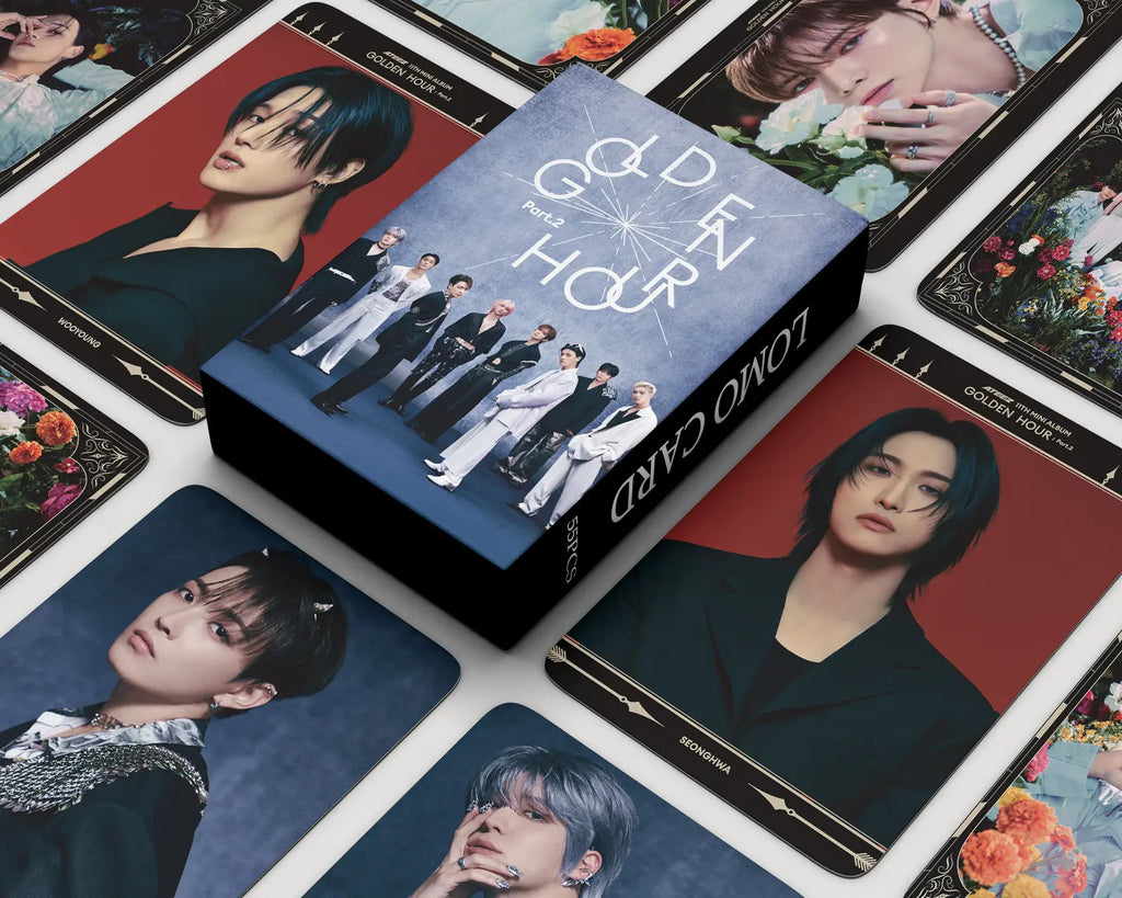 ATEEZ - GOLDEN HOUR : Part.2 - LOMOCARDS (55pcs) - Swiss K-POPup