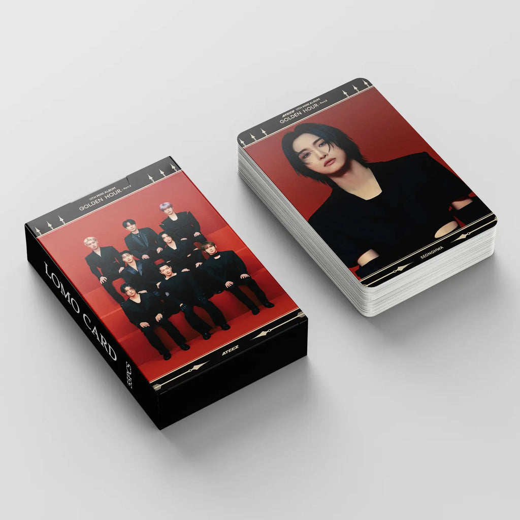 ATEEZ - GOLDEN HOUR : Part.2 - LOMOCARDS (55pcs) - Swiss K-POPup