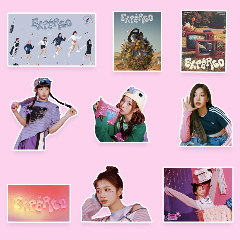 NMIXX - EXPERGO - STICKER SET (100pcs) - Swiss K-POPup