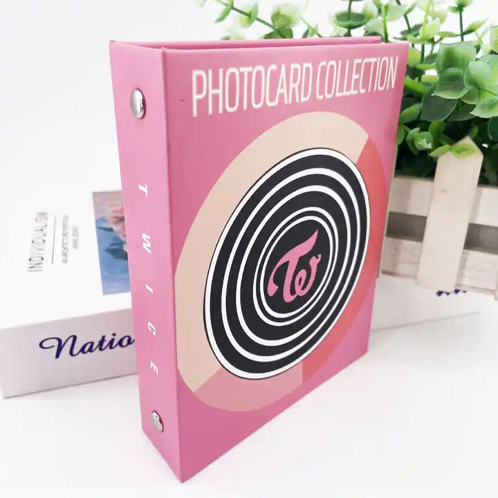 GIRL GROUP - MINI HARD COVER PHOTOCARD BINER  (TWICE, NEWJANS, TWICE, LESSERAFIM, BLACKPINK..) - Swiss K-POPup
