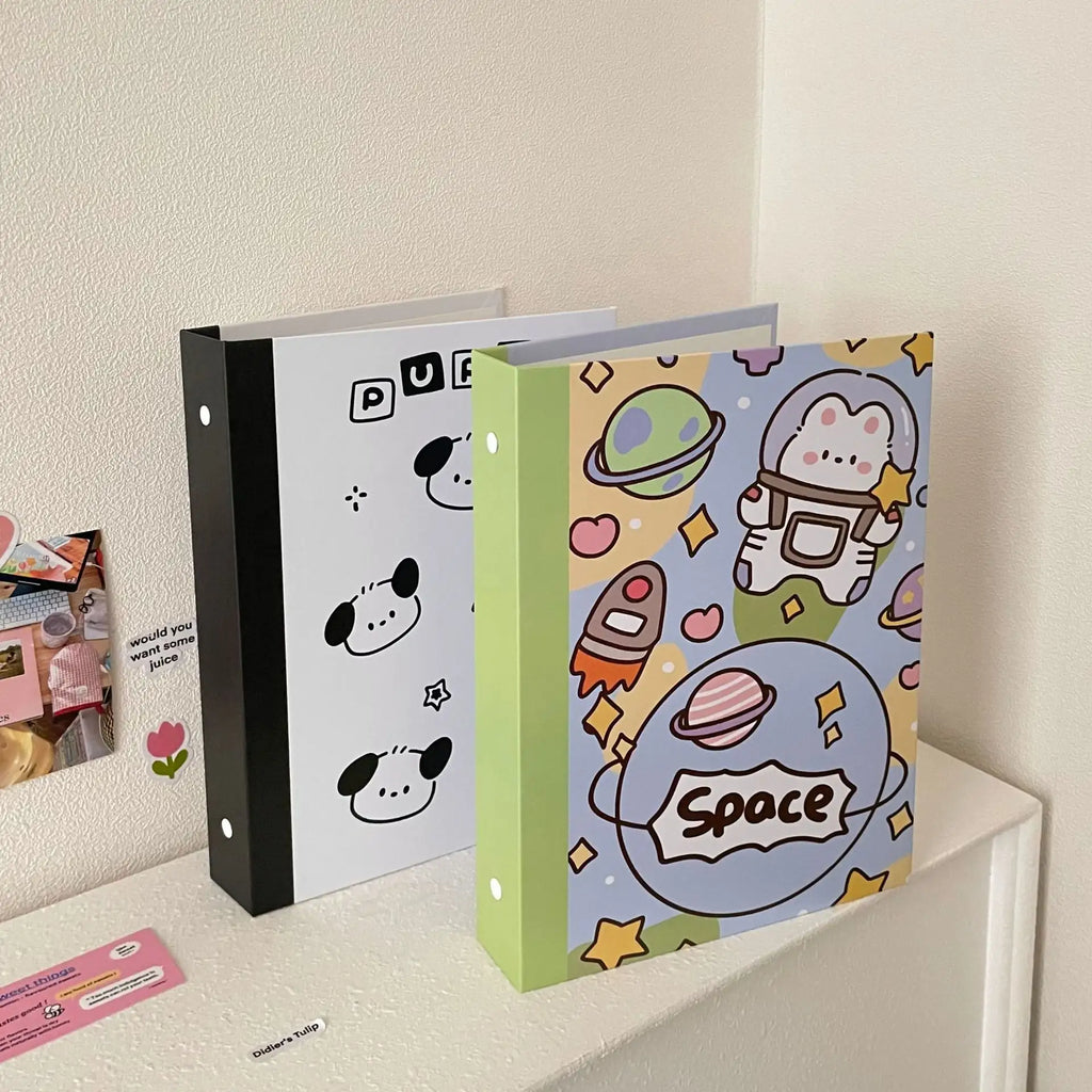 CUTE PUPPY  A5 HARD SHELL PHOTO CARD BINDER - Swiss K-POPup