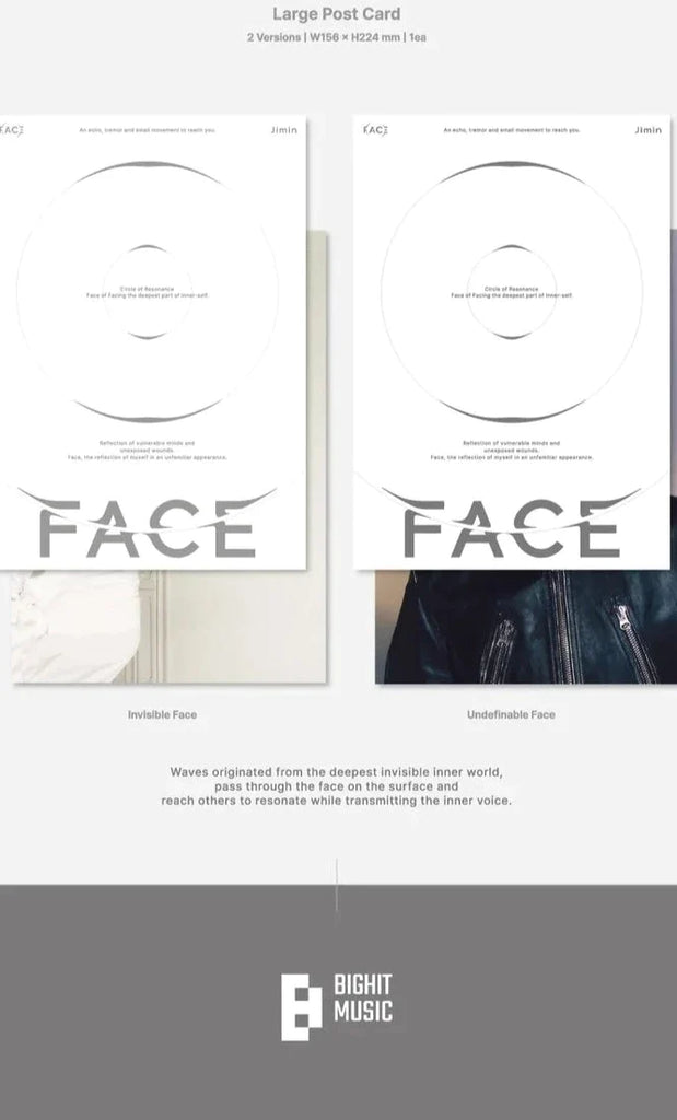 [PRE-ORDER] BTS JIMIN - FACE 1ST SOLO ALBUM (SET) - Swiss K-POPup
