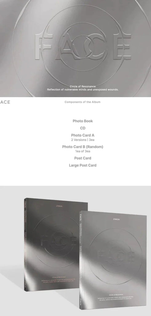 [PRE-ORDER] BTS JIMIN - FACE 1ST SOLO ALBUM (SET) - Swiss K-POPup