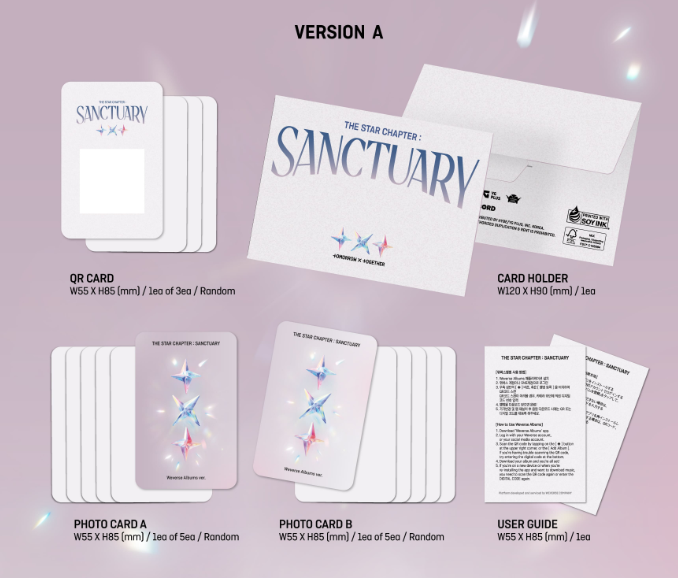 TOMORROW X TOGETHER 7th Mini Album [The Star Chapter : SANCTUARY] (Weverse Albums Ver.) - Swiss K-POPup