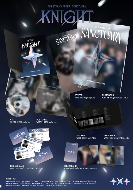 TOMORROW X TOGETHER 7th Mini Album [The Star Chapter : SANCTUARY] (Special Gift : Polaroid Photocard 1 ea) - Swiss K-POPup