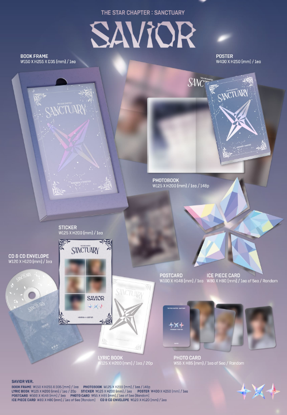 TOMORROW X TOGETHER 7th Mini Album [The Star Chapter : SANCTUARY] (Special Gift : Polaroid Photocard 1 ea) - Swiss K-POPup