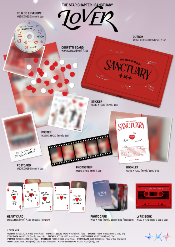 TOMORROW X TOGETHER 7th Mini Album [The Star Chapter : SANCTUARY] (Special Gift : Polaroid Photocard 1 ea) - Swiss K-POPup
