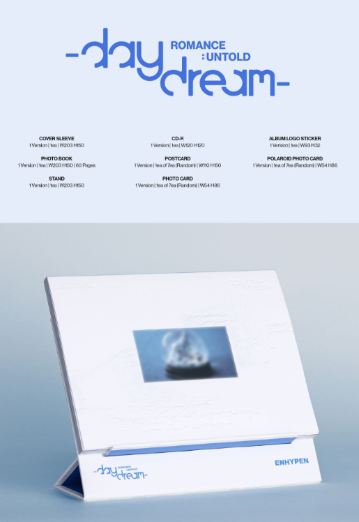 ENHYPEN 2nd Album [ROMANCE : UNTOLD -daydream-] (JAPAN Edition) (Special Gift : Photocard 1 ea) - Swiss K-POPup