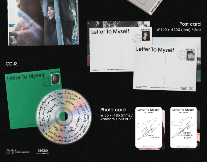 TAEYEON 6th Mini Album [Letter To Myself] (To Ver.) - Swiss K-POPup