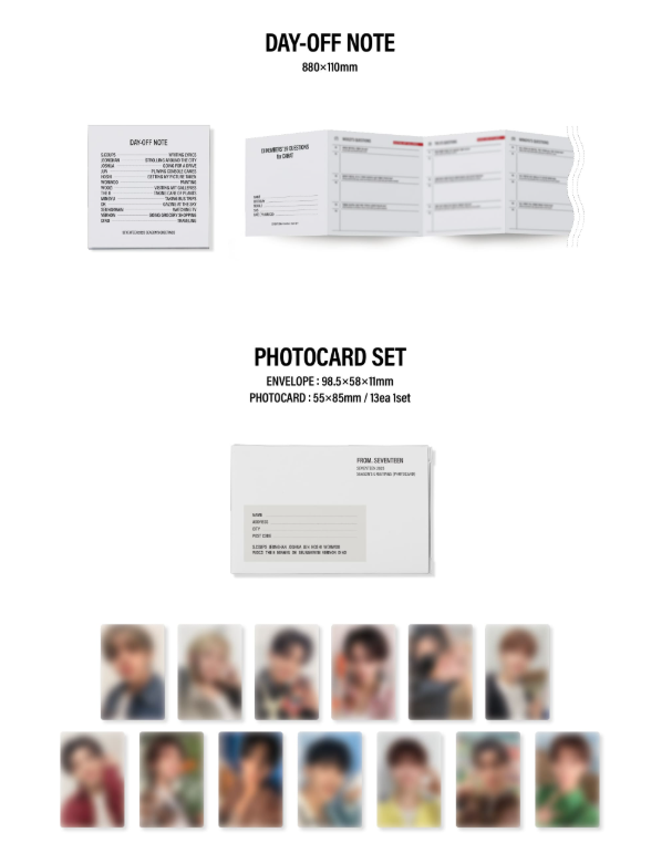 SEVENTEEN 2025 SEASON'S GREETINGS - Swiss K-POPup
