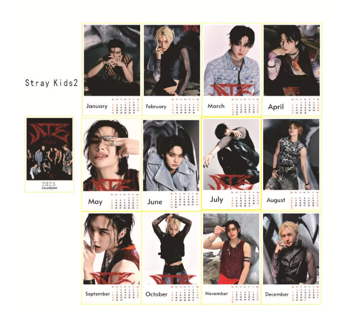 2025 DESK CALENDAR - Swiss K-POPup