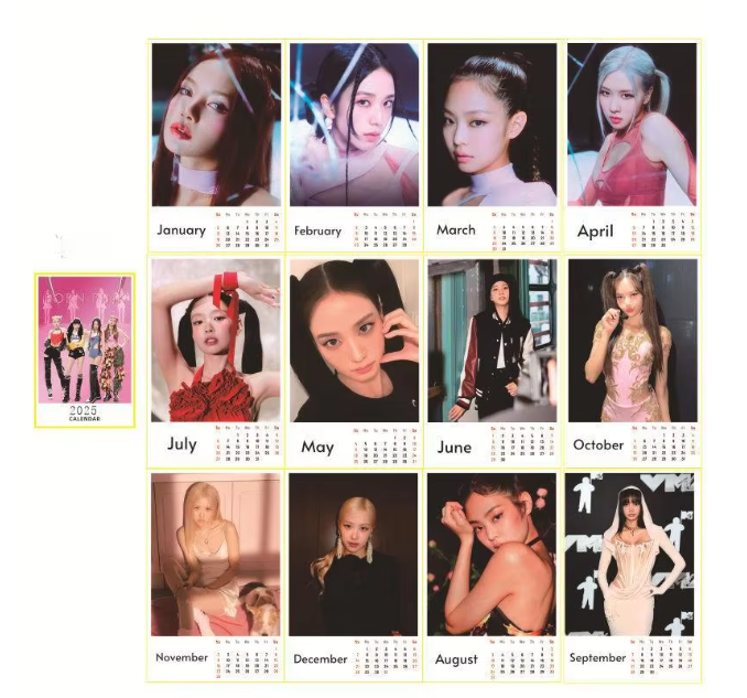 2025 DESK CALENDAR - Swiss K-POPup