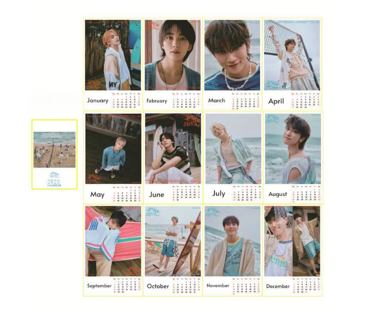 2025 DESK CALENDAR - Swiss K-POPup