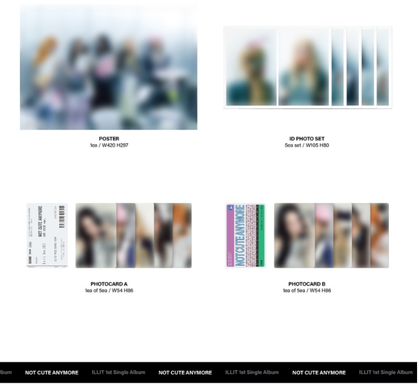 [PRE-ORDER] ILLIT 1st Single Albume [NOT CUTE ANYMORE] - Swiss K-POPup