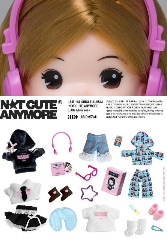 [PRE-ORDER] ILLIT 1st Single Albume [NOT CUTE ANYMORE] (Little Mimi Ver.) - Swiss K-POPup