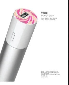 TWICE Candybong Power Bank (OFFICIAL) - Swiss K-POPup