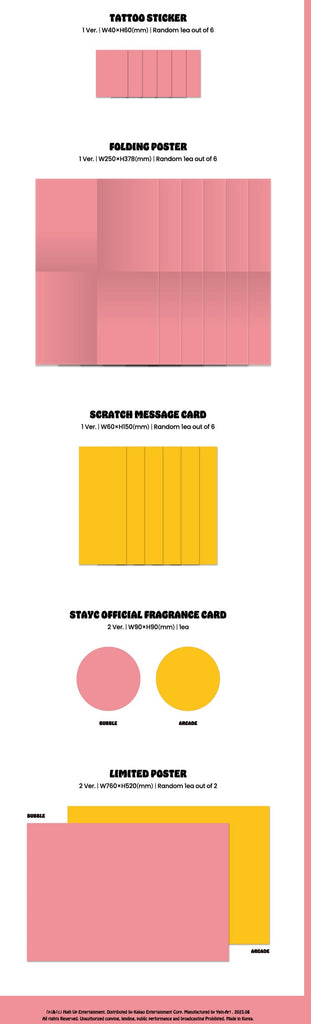 [Pre-Order] STAYC - TEENFRESH (3DR MINI ALBUM) - Swiss K-POPup